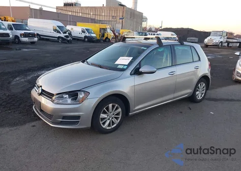 2015 Volkswagen Golf Tsi S 4-Door из США, поврежденный, VIN 3VW217AU5FM041744